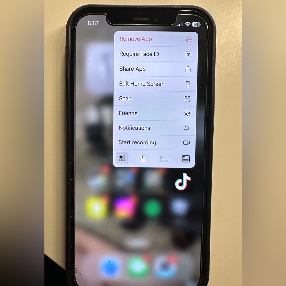 Tik Tok installed iPhone 14 Pro Max